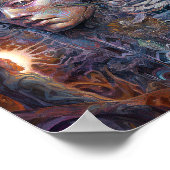 Surreal Man Visionary Art Poster (Hoek)