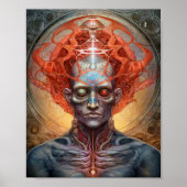 Surreal Man Visionary Art Poster (Voorkant)