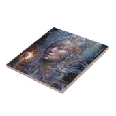 Surreal Man Visionary Art Tegeltje (Zijkant)