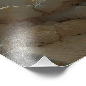 Surreal Marble Head Interior Dreamscape Stairway Foto Afdruk (Hoek)