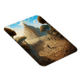 Surreal Maze Castle Landscape Fantasy Art Magneet (Rechterzijde)