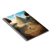 Surreal Maze Castle Landscape Fantasy Art Notitieboek (Rechterzijde)