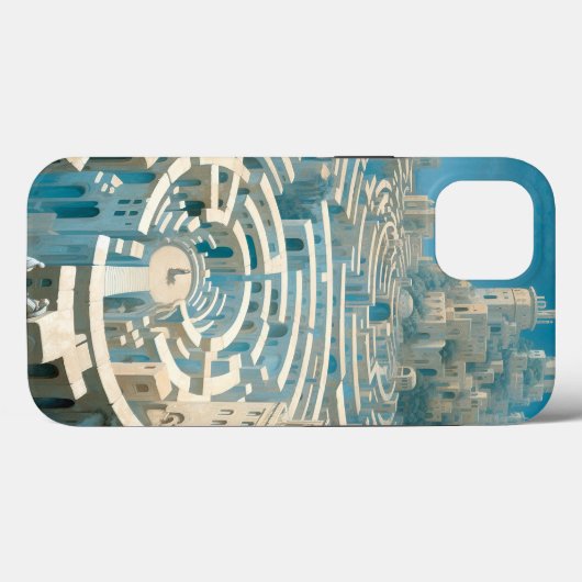 Surreal Maze City Case-Mate iPhone Case (Achterkant (horizontaal))
