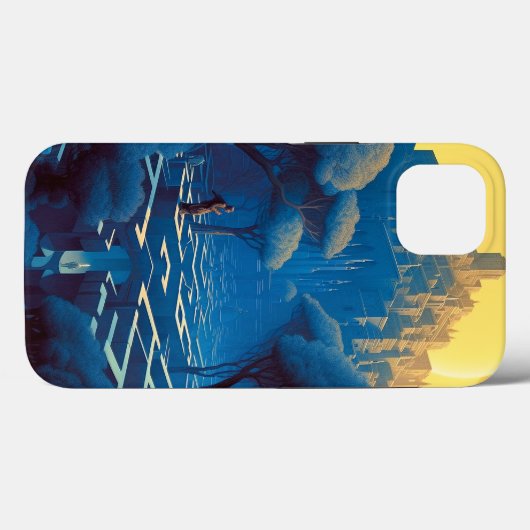 Surreal Maze City Case-Mate iPhone Case (Achterkant (horizontaal))