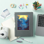 Surreal Maze City Sticker (iPad Cover)