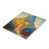 Surreal Maze City Tegeltje (Zijkant)