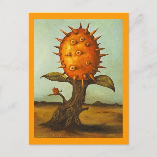Surreal Melon Tree Briefkaart (Voorkant)