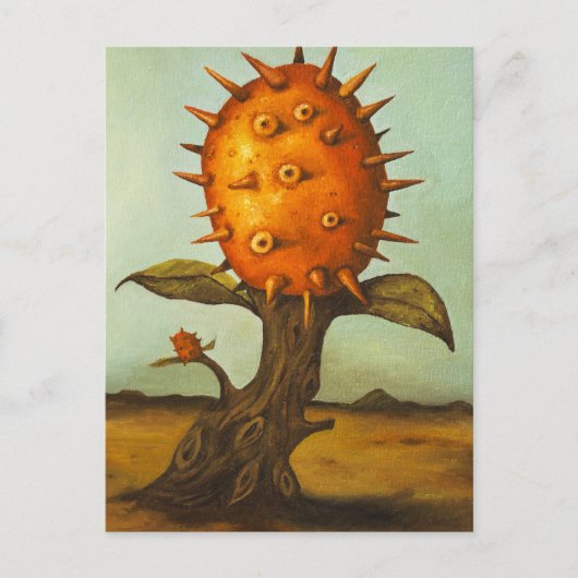 Surreal Melon Tree Briefkaart (Voorkant)