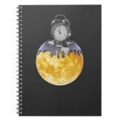 Surreal Melting Clock Sun Notebook | Abstract Time Notitieboek (Voorkant)