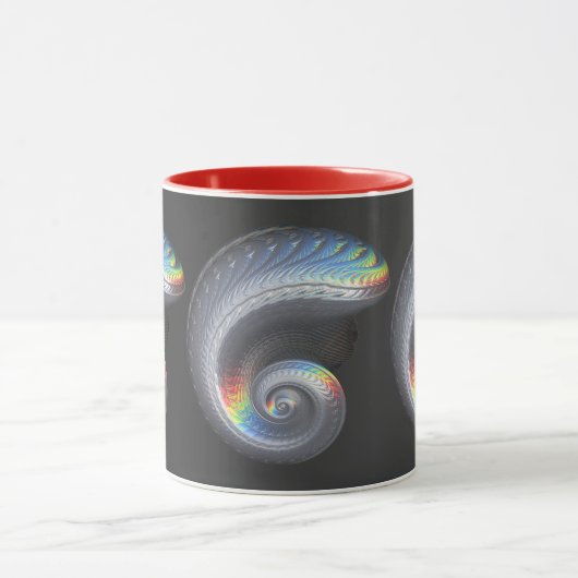 Surreal Metalic Fossil Mok (Midden)