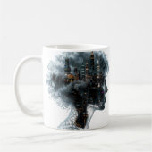 Surreal Mindscape: City within a Woman's Head Koffiemok (Links)