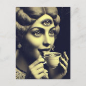 Surreal Morning Coffee Briefkaart (Voorkant)