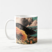 Surreal Mountain Landscape with Planets and Clouds Koffiemok (Links)