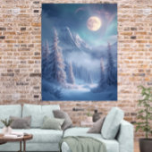 Surreal Mystical Enchanted Winter Dreamscape Poster