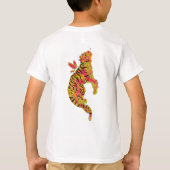 Surreal Neon Tiger T-shirt (Achterkant)