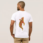 Surreal Neon Tiger T-shirt (Achterkant volledig)