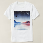 Surreal night landscape t-shirt (Design voorkant)