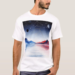 Surreal night landscape t-shirt