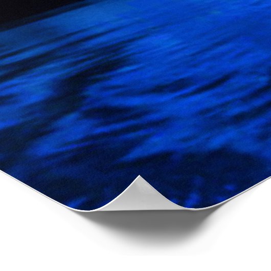 Surreal Night Time Planet Poster (Hoek)