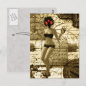 Surreal Nite Soyl Art Gothic Art Briefkaart (Voorkant / Achterkant)