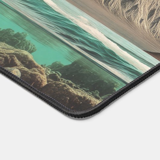 Surreal Ocean and Mountain Landscape with Waves Bureaumat (Hoek)