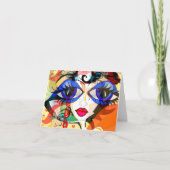 Surreal Oog Notecard Kaart (Voorkant)
