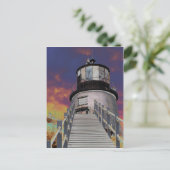 Surreal Owls Head Lighthouse Briefkaart (Staand voorkant)