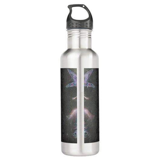 Surreal Painted Sunburst Fairy Waterfles (Achterkant)