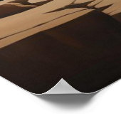 Surreal Pastel Fantasy Landscape | Dreamlike Red Poster (Hoek)