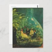 Surreal People Having a Party in a Bottle Briefkaart (Voorkant / Achterkant)