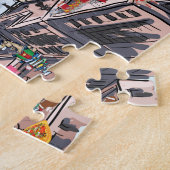 Surreal Pop Art Busy New York City Legpuzzel (Zijkant)