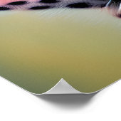Surreal Pop Green Eyed Cheetah Poster (Hoek)