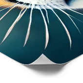 Surreal Pop Sad Cheetah Poster (Hoek)