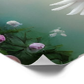 Surreal Pop White Wedding Dove Poster (Hoek)