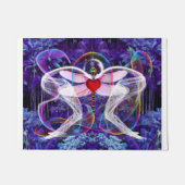 Surreal Psychedelic Dragon Fly Deurmat (Voorkant)
