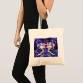Surreal Psychedelic Dragon Fly Tote Bag (Voorkant (product))