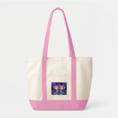 Surreal psychedelische libel tote bag (Voorkant)