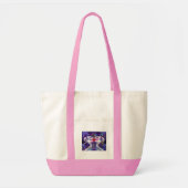 Surreal psychedelische libel tote bag (Voorkant)