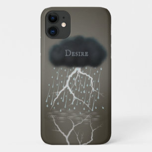 Surreal Rain Cloud Custom Name of Text Fanciing Case-Mate iPhone Case