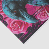 Surreal Raven & Rozen Surrealisme Decoupage Tissuepapier (Detail)