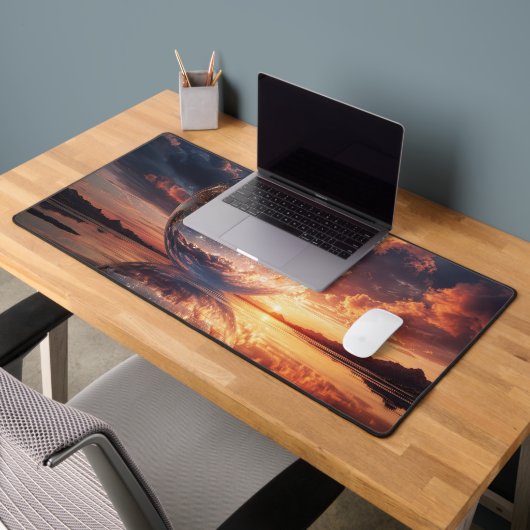 Surreal Reflective Sphere Containing Stars Bureaumat (Kantoor 2)