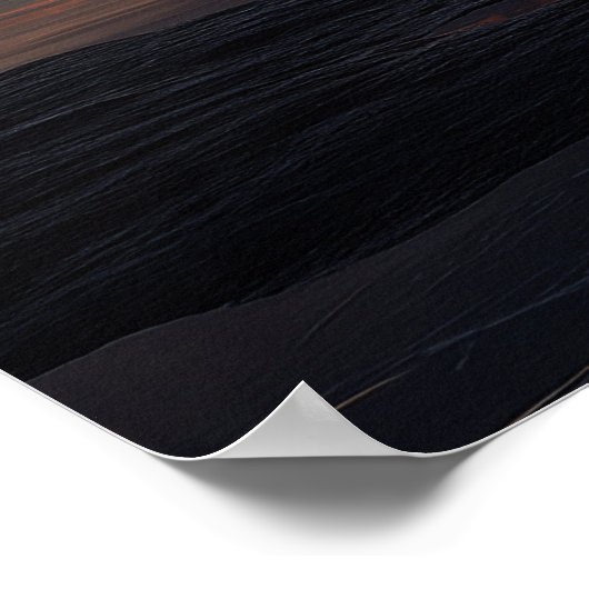 Surreal Reflective Sphere Containing Stars Poster (Hoek)