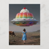 Surreal Regenboog Snoepje Briefkaart (Voorkant)