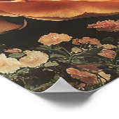 Surreal Safari Scene With Elephants Zebras Poster (Hoek)