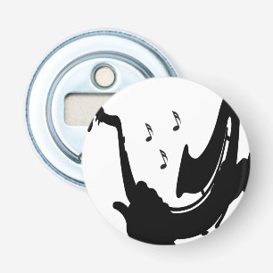 Surreal Saxophone Play Button Flesopener