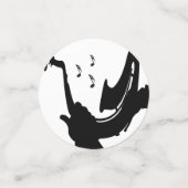 Surreal Saxophone Play Confetti (Kleine voorkant)