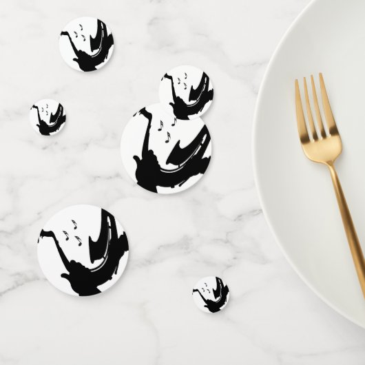 Surreal Saxophone Play Confetti (Groep)