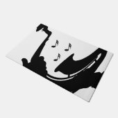 Surreal Saxophone Play Deurmat (Schuin)