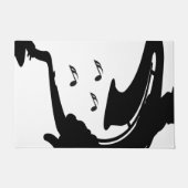 Surreal Saxophone Play Deurmat (Voorkant)