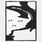 Surreal Saxophone Play Fleece Deken (Voorkant)